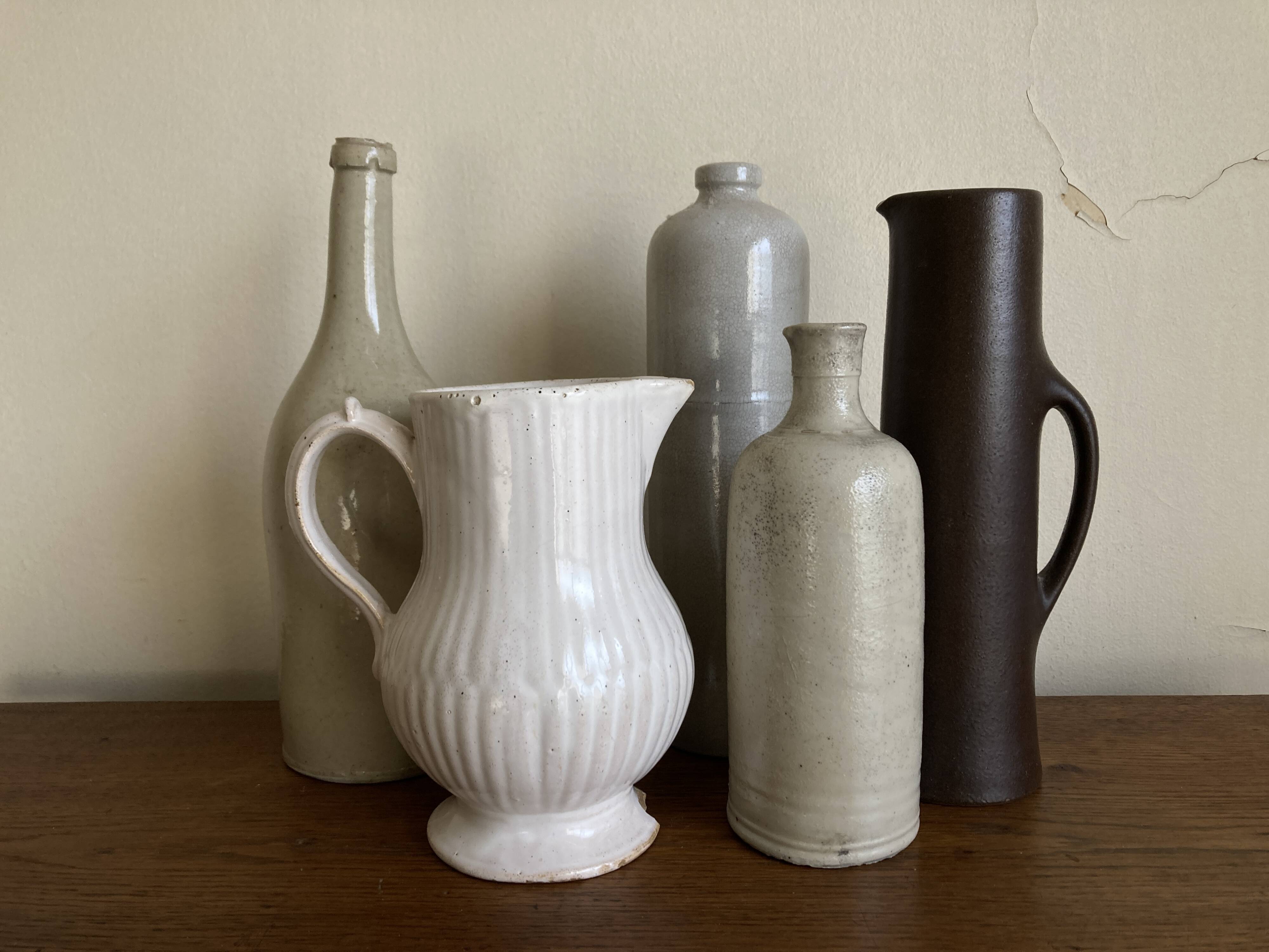 Céramique mid century en terre vernissée 1970