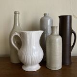 Céramique mid century en terre vernissée 1970