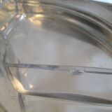 Aperitif tray tray empty-pocket with 5 raviers in silver metal and glass Gallia / Christofle