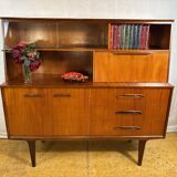 Mid Century Retro Teak Sideboard / Highboard by Jentique 1960  DanishD