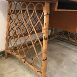 Rattan desk