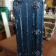 Beautiful old suitcase Vintage 1970s in marine metal army boat captain