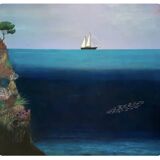 Tableau Figuratif Bleu