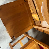 Set of 4 “Hongisto” chairs in solid pine – Ilmari Tapiovaara / Lauk