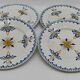 Lot de 4 assiettes Sarreguemines