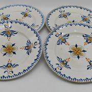 Lot de 4 assiettes Sarreguemines