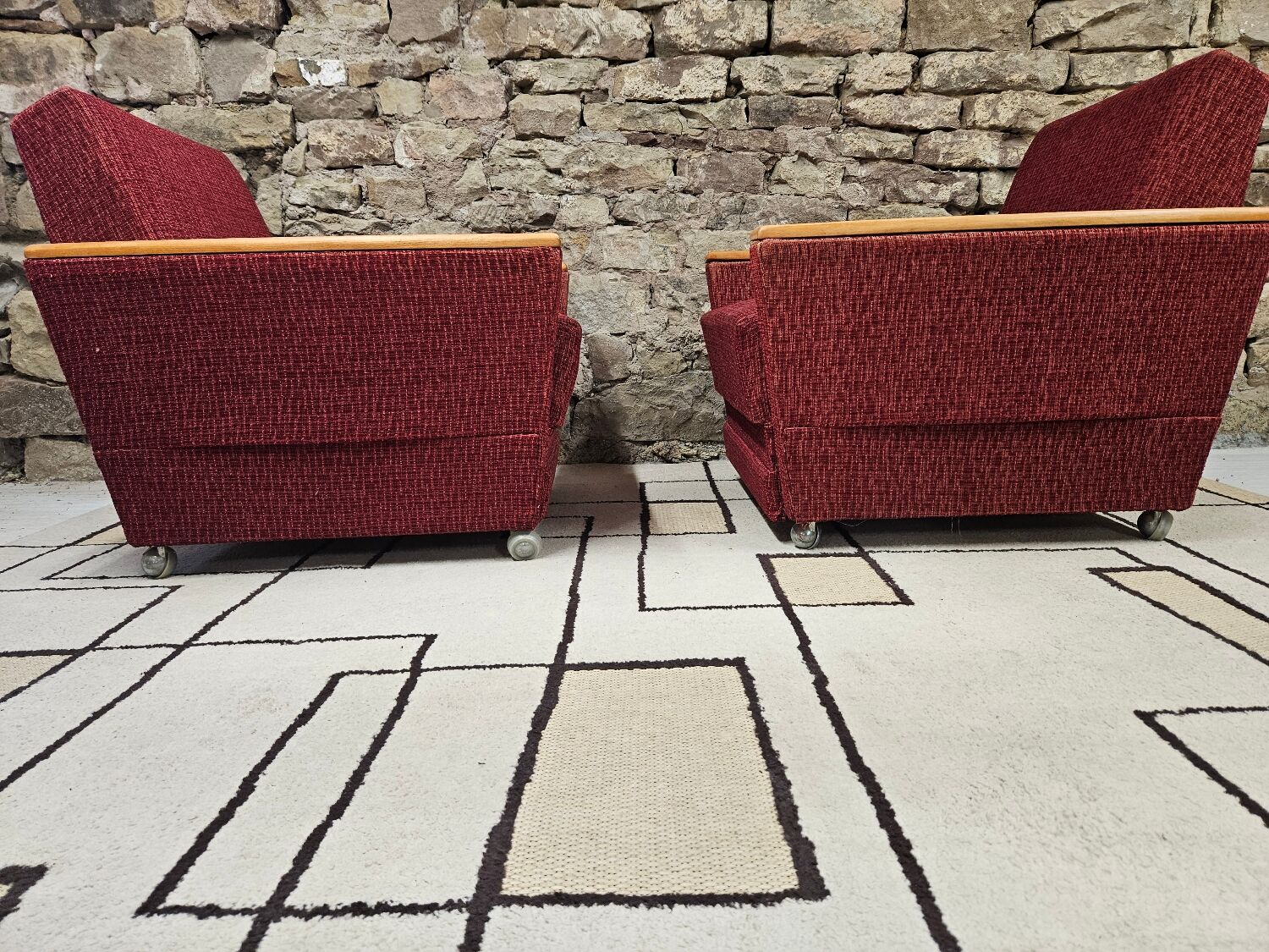 Pair of vintage armchairs 1960