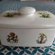 Old earthenware butter dish Secla Portugal