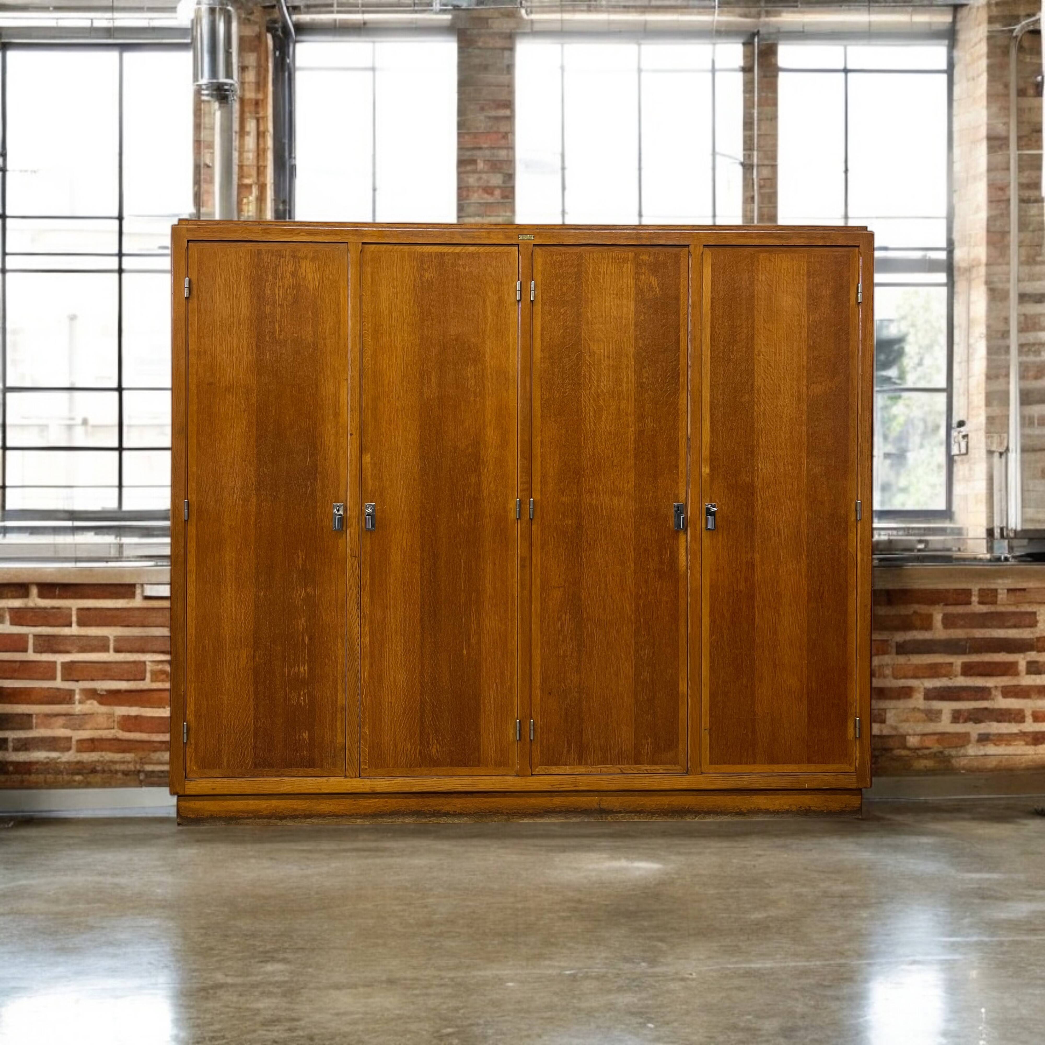 Armoire XL à étagères, classeur armoire vintage