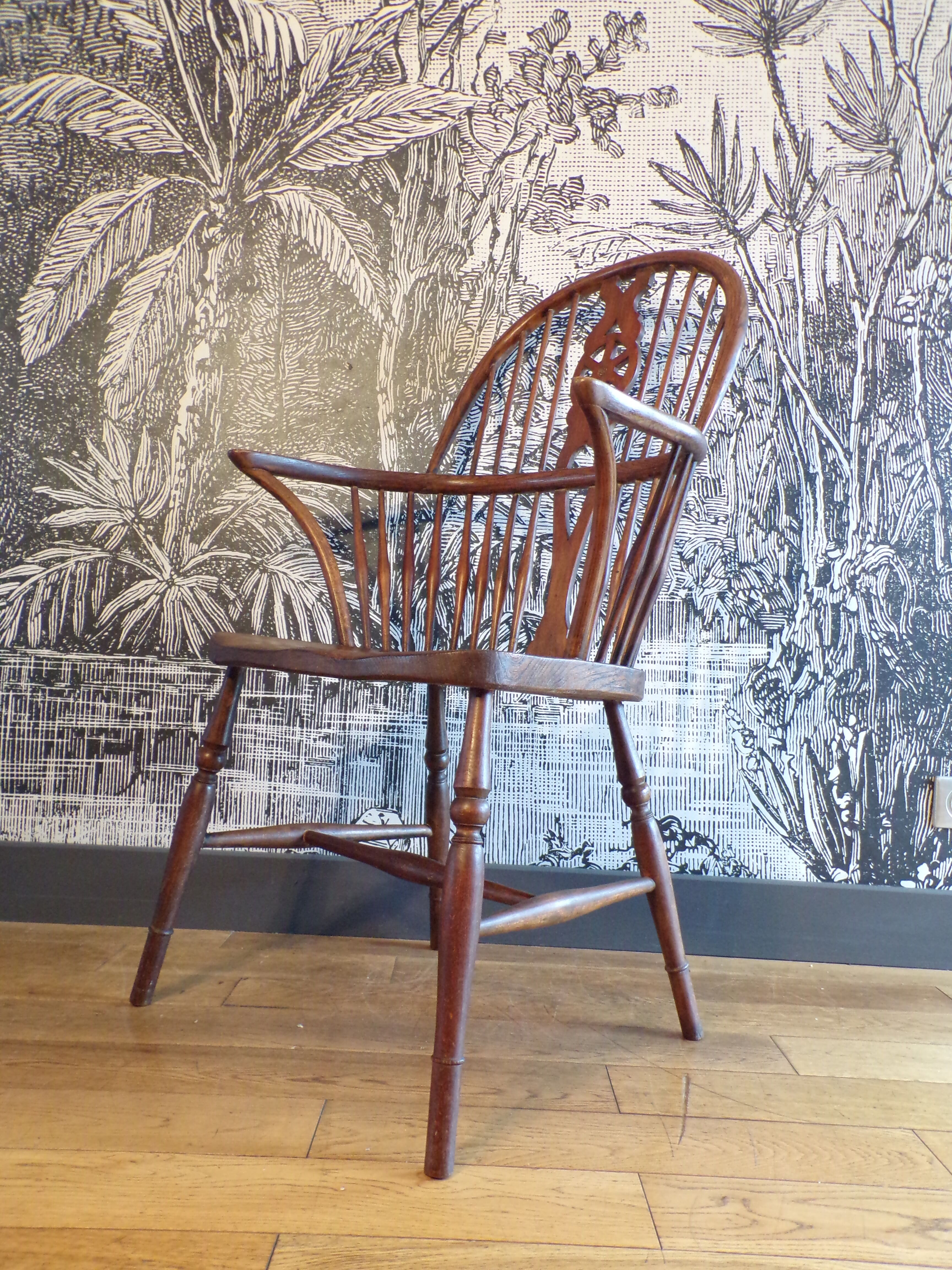 Scandinavian armchair windsor