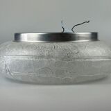 60s 70s ceiling lamp Plafoniere Ice Glass Doria Germany Space Age Design