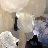 Hanging stamps in mother-of-pearl