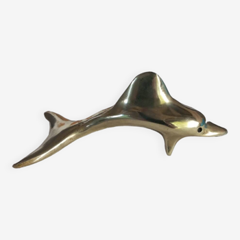 Dolphin brass design