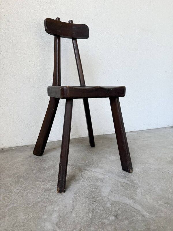 Chaise enfant brutaliste 1900