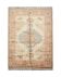 Handmade Rustic Vintage Turkish Rug, Beige & Blue Geometric Rug 220x145 cm
