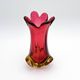 Murano Vase Organic Red Yellow 21cm 1.1kg