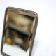 Vintage beveled barber mirror to pose or hang 15cm x 10cm