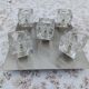 Suspension Vintage Aluminium et Verres