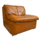 Modular armchair in cognac colour, France, 1970s.