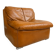 Modular armchair in cognac colour, France, 1970s.