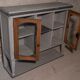 Hanging furniture with glass doors