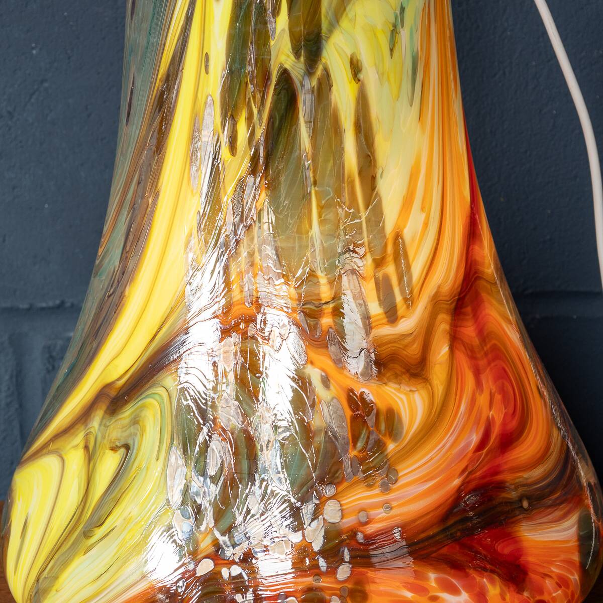 CONTEMPORARY 21stC ITALIAN BIRILLO TABLE / FLOOR LAMP OF RECENT PRODUCTION