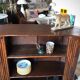 1970s rattan counter bar