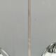 Czech Art Deco Chandelier from the 1930s with Four Opaline Glass Shades