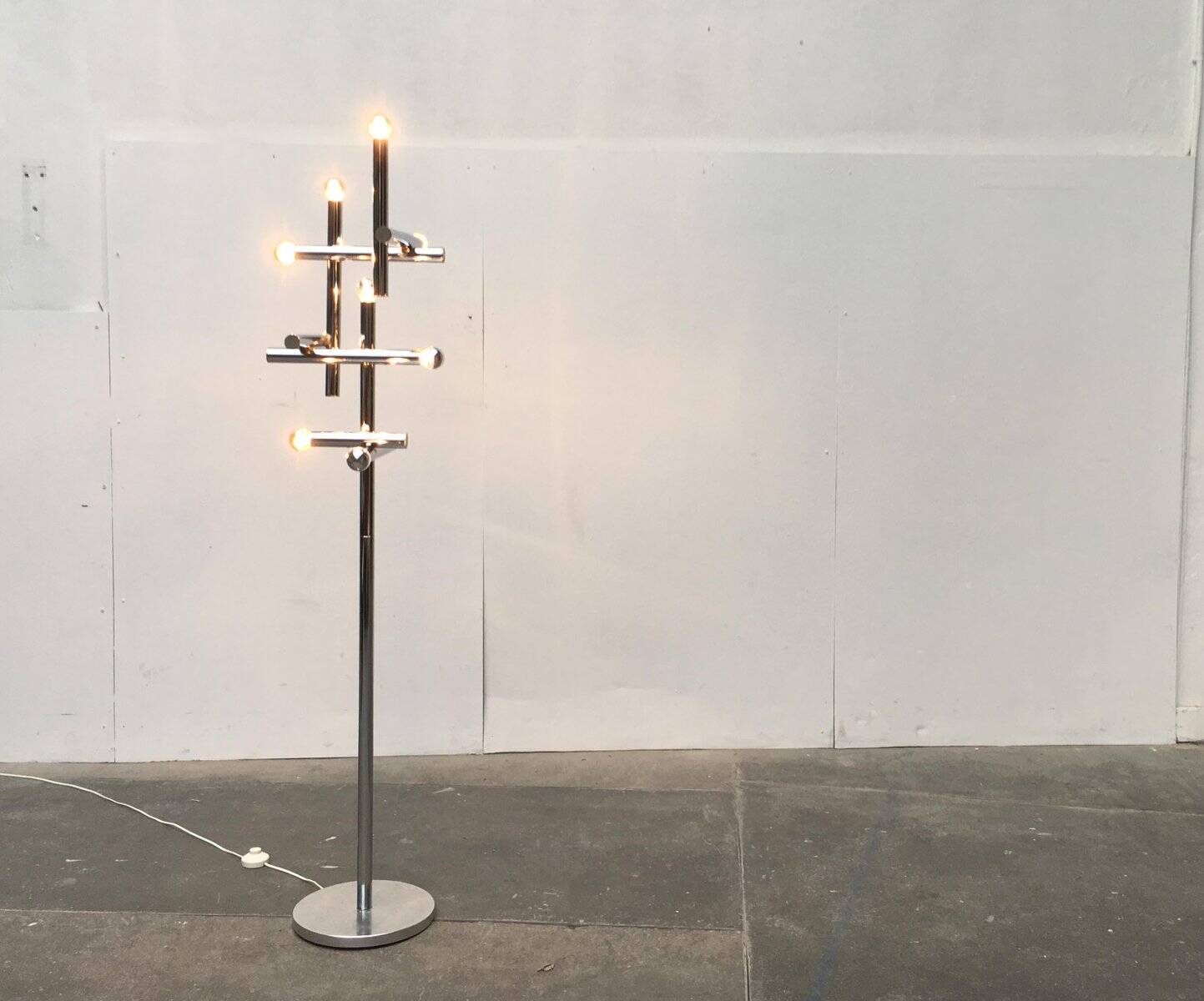 Swiss Space Age floor lamp by Temde