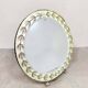 Vintage decorated illuminated mirror 'Leaves'