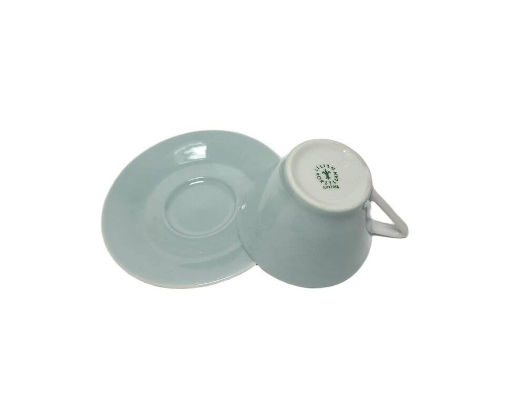 Postmodern cup and saucer, Austria, 1960s, set of 2