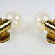 Wall lamps by H. A. Jakobsson, Sweden, 1960s