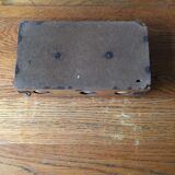 Old wooden ball game in its box