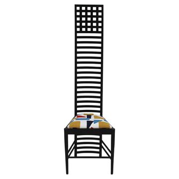 Mid-Century Modern Mackintosh "292 Hill House 1" Black Italian Ashwood Chair