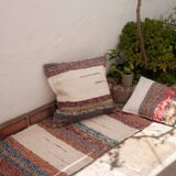 Housse de coussin artisanale - tissée main