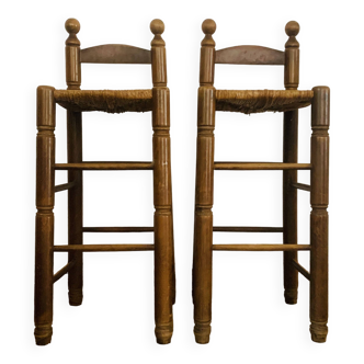Pair of high stools