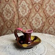 Vallauris ceramic hand candle holder