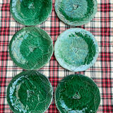 Assiettes à dessert Barbotine Gien