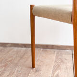 Chaise de salle à manger modèle 80 par Niels O. Møller en teck