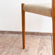 Chaise de salle à manger modèle 80 par Niels O. Møller en teck