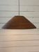 Rattan pendant lamp from the 60s