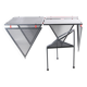 Iron desk and chair in Memphis style