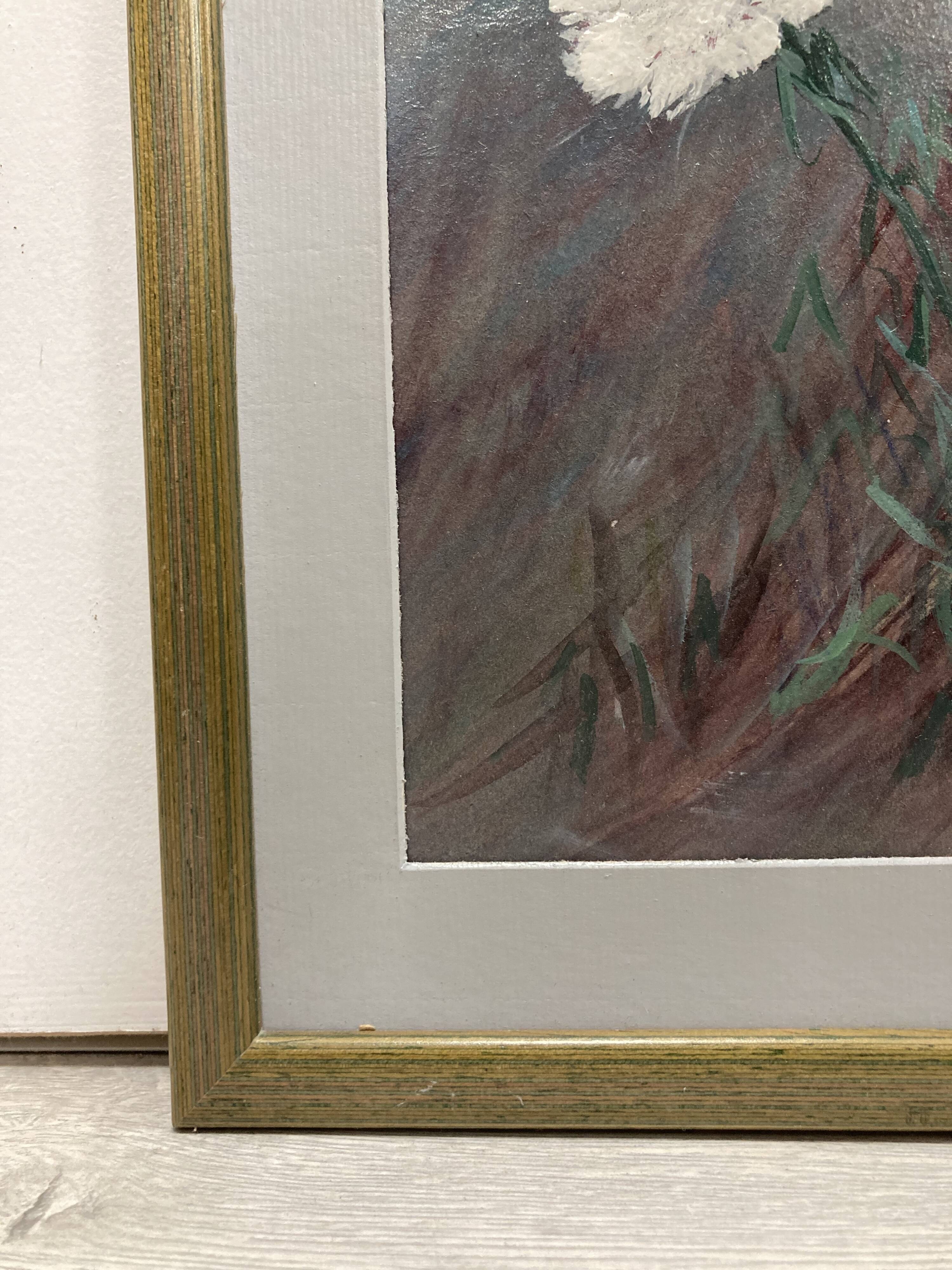 Vintage carnation painting