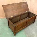 Solid oak toy chest XXth century