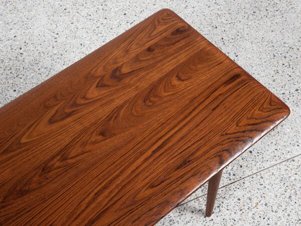 Table basse rectangulaire danoise du milieu du siècle par Peter Hvidt & Orla Mølgaard-Nielsen pour France & Søn