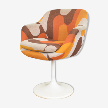Mid-Century Tulip Swivel Chair by Lusch Erzeugnis for Lusch & Co., 1970s