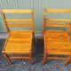 Pair of René Gabriel chairs in beech