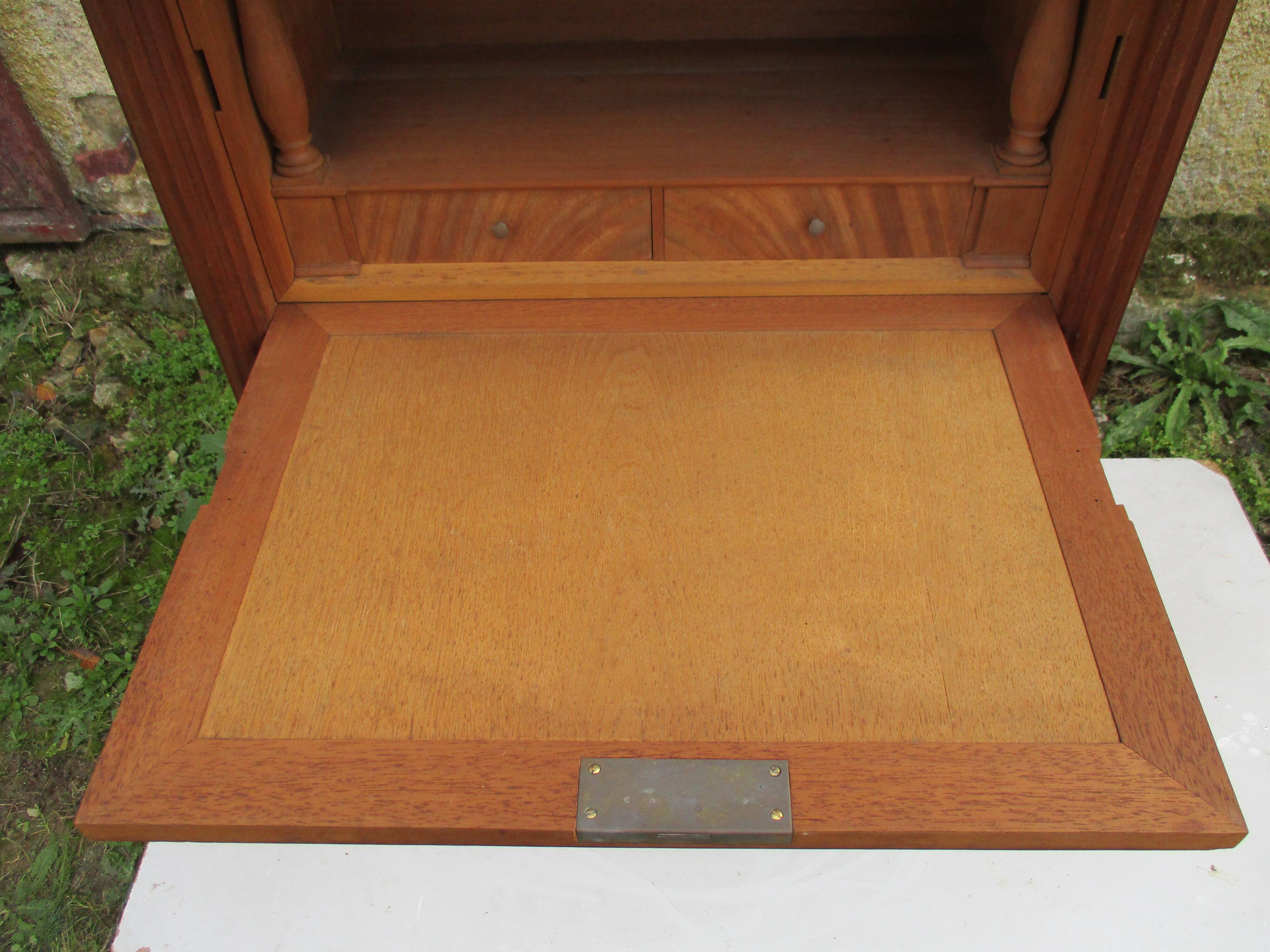 Louis XVI style secretary in mahogany, 19th century