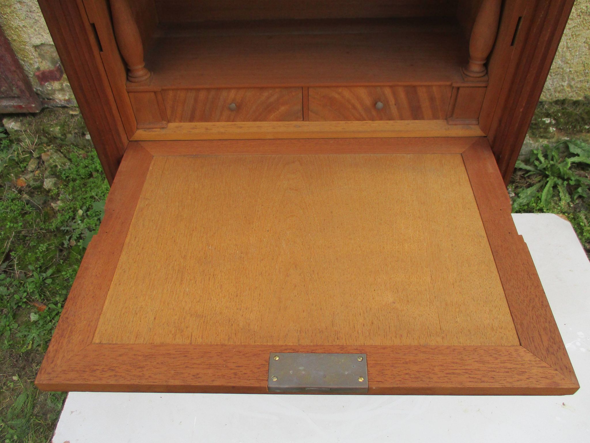 Louis XVI style mahogany secretary from the 19th century.