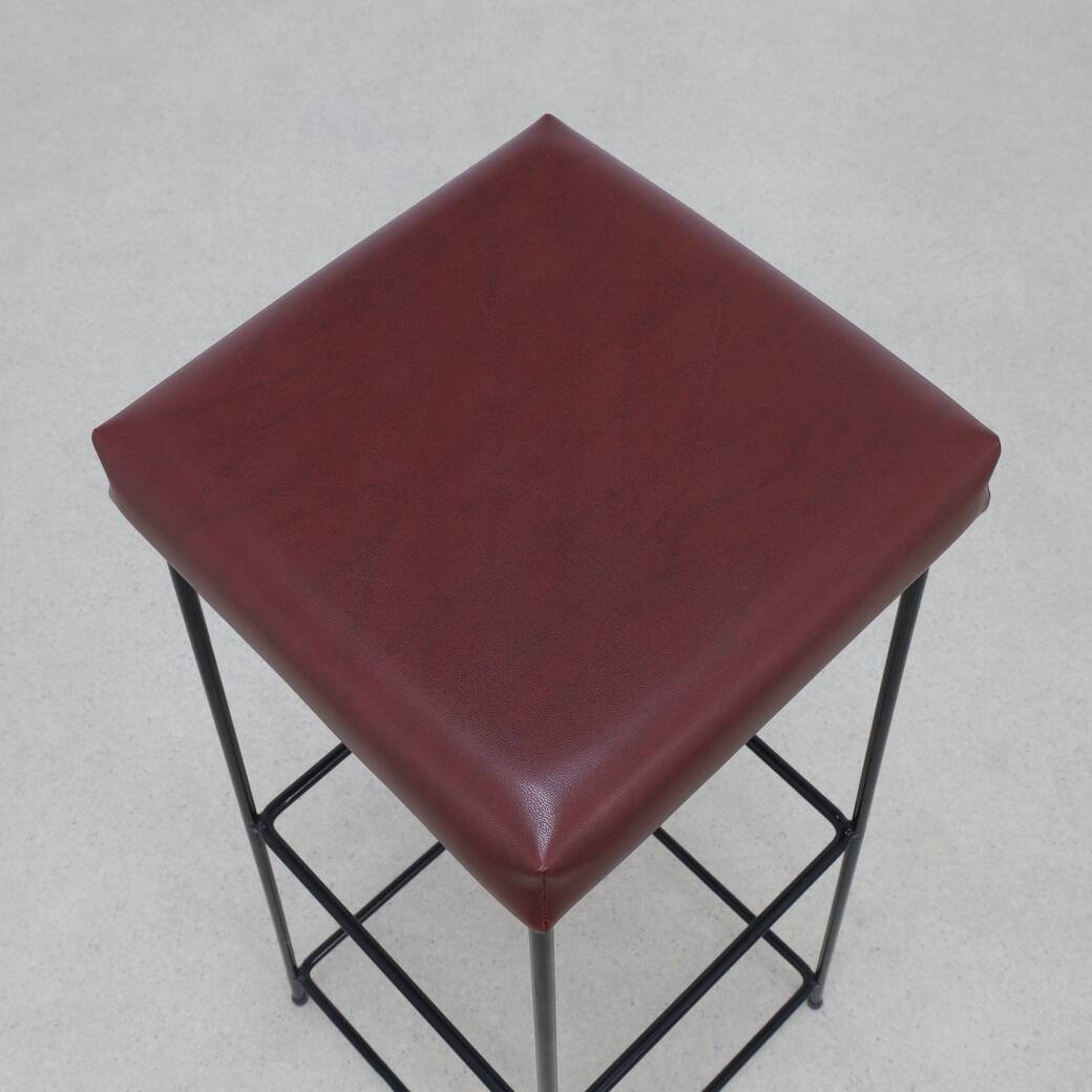 6x Minimalist bar stools, 60s
